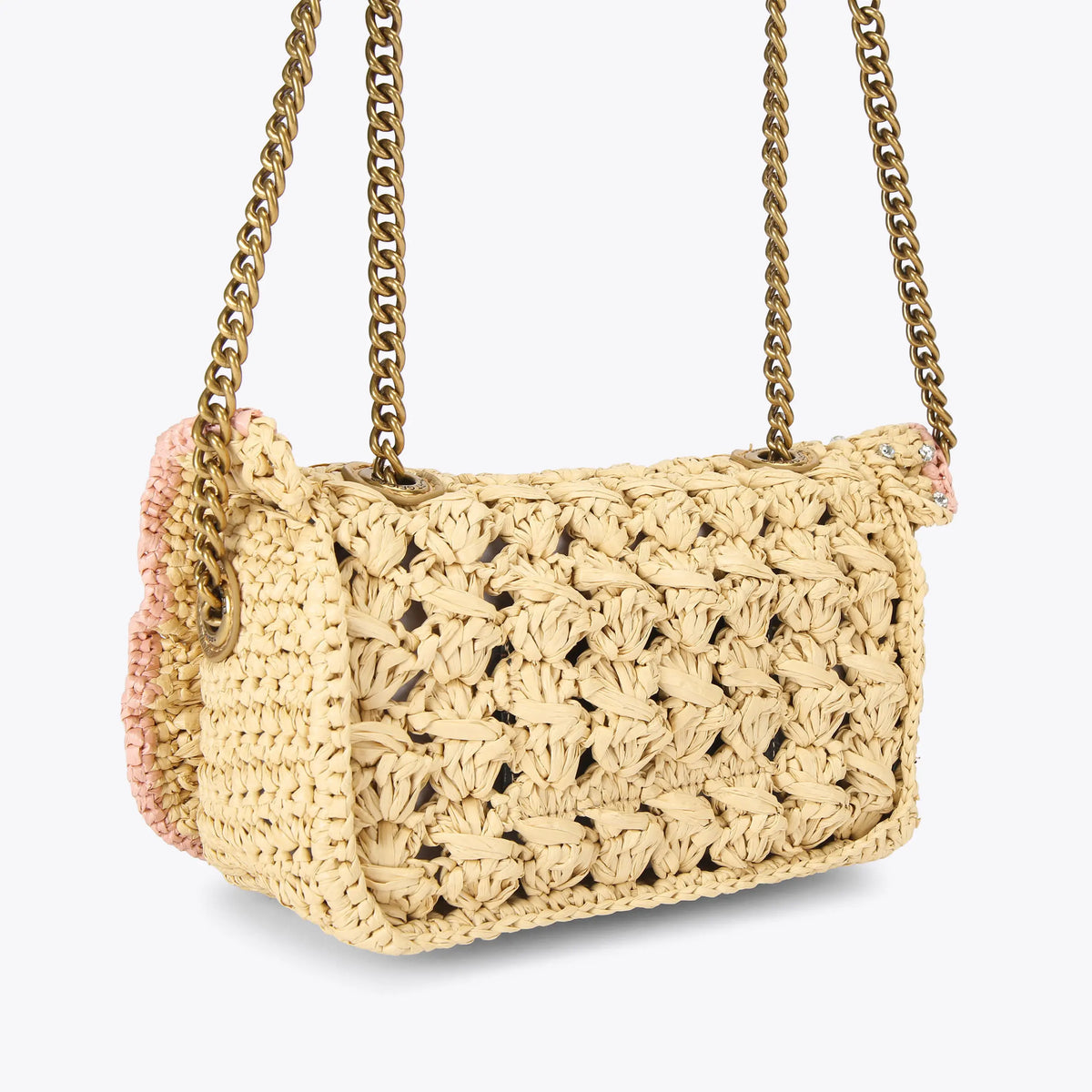 CHELSEA SMALL RUFFLE SHOULDER BAG