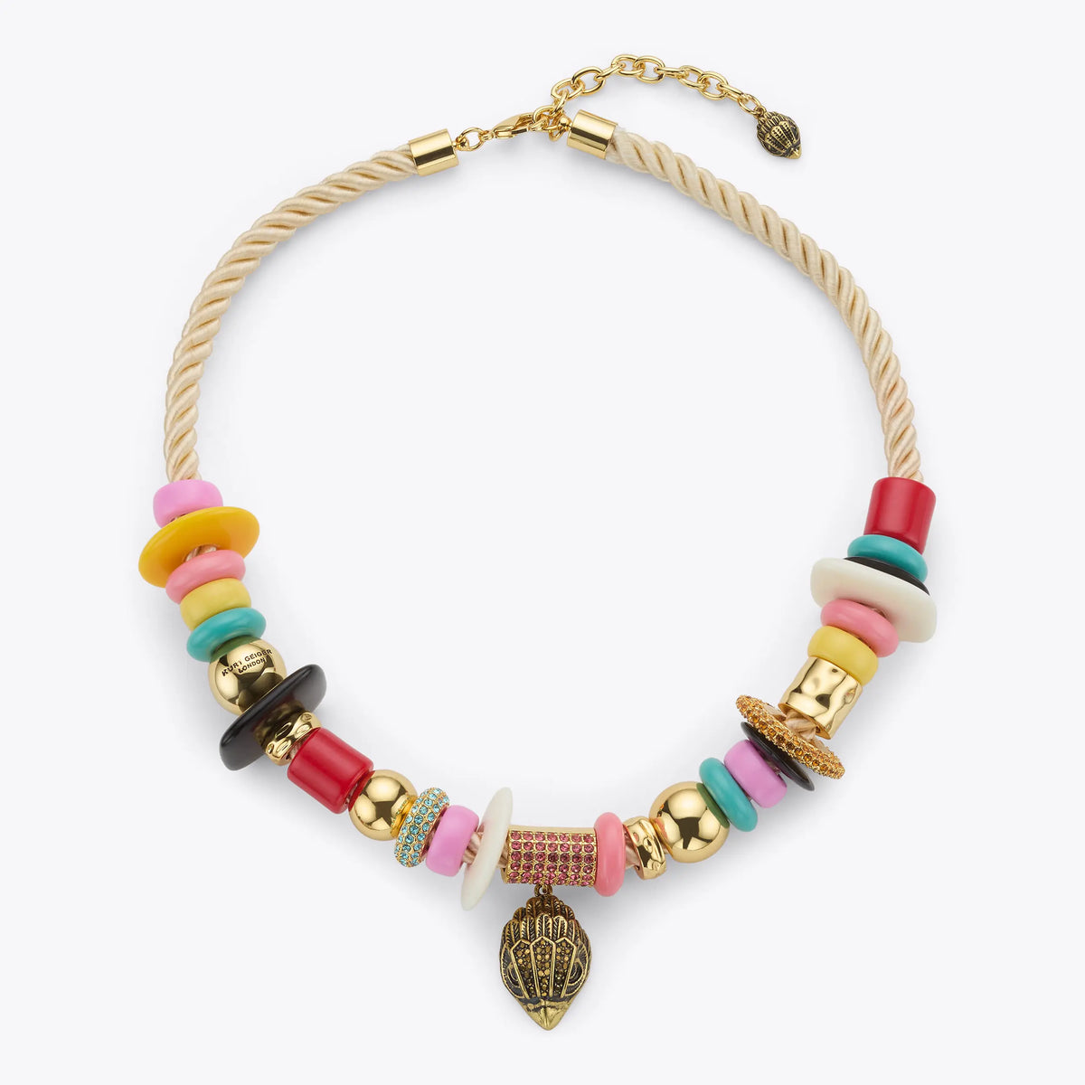 MULTI BEAD EAGLE NECKLACE
