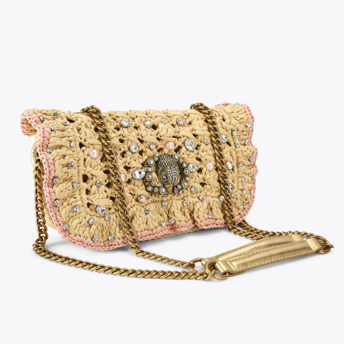 CHELSEA SMALL RUFFLE SHOULDER BAG