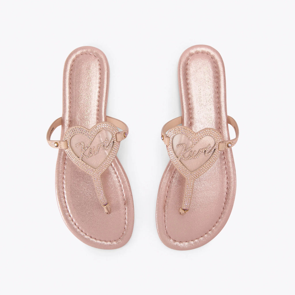 KURT HEART T-BAR FLAT SANDAL