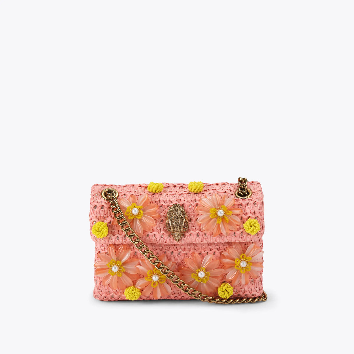 MINI RAFFIA KENSINGTON BAG