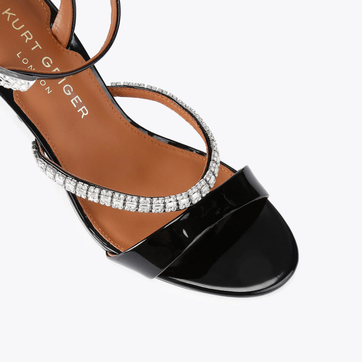 CRYSTAL STRAP SANDAL 90