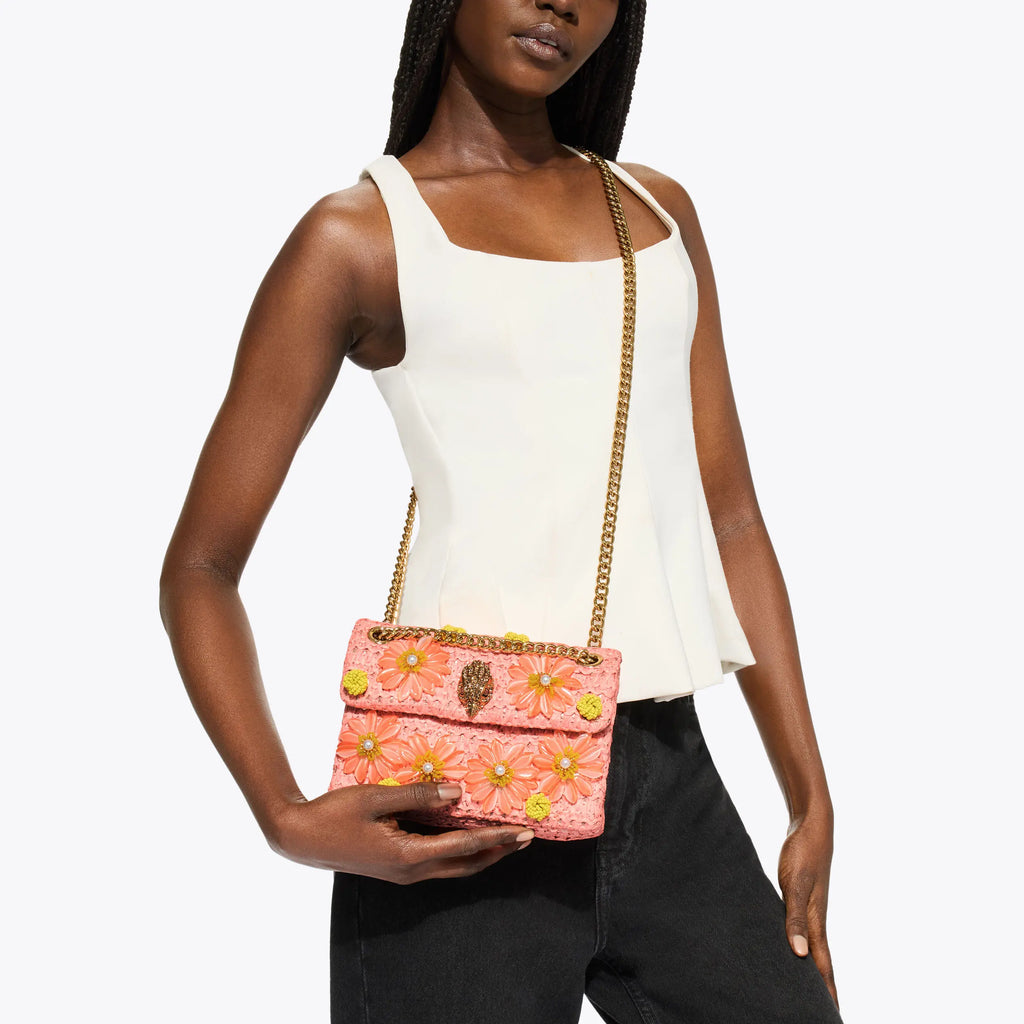 MINI RAFFIA KENSINGTON BAG