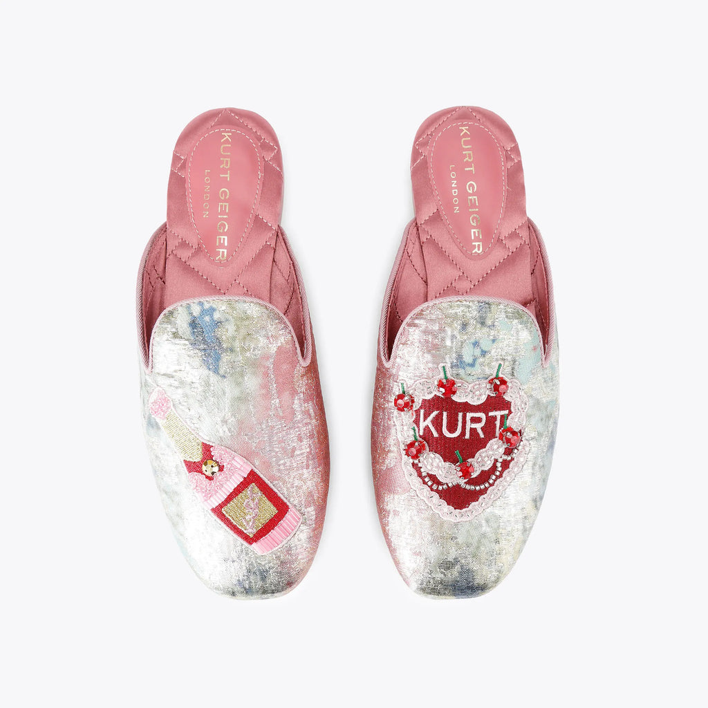 EMBROIDERED SLIPPER