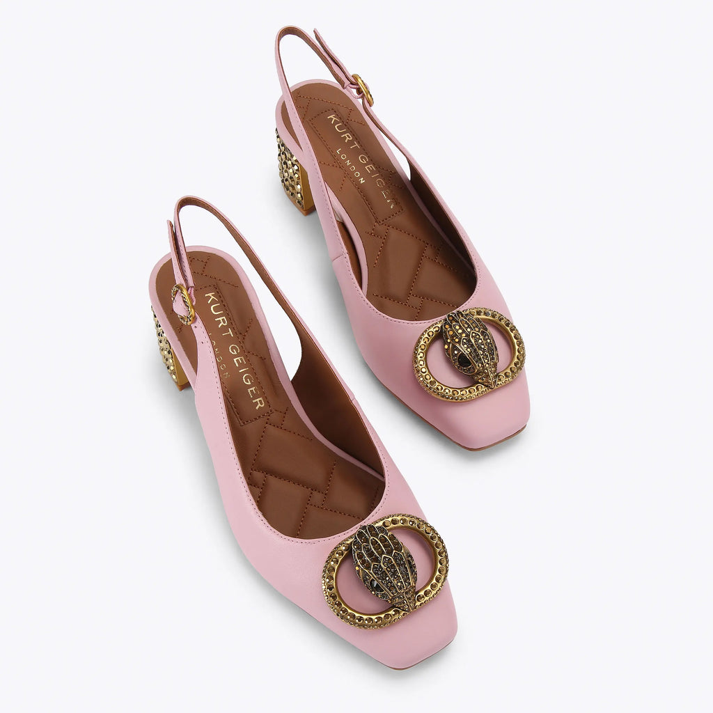CHELSEA BLOCK SLING BACK HEEL