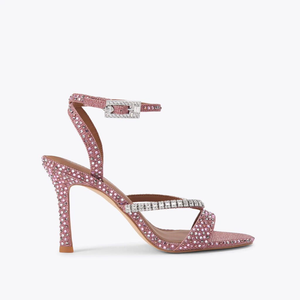 CRYSTAL STRAP HEEL