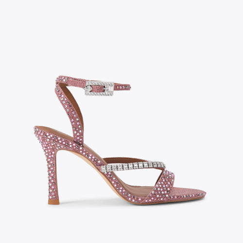 CRYSTAL STRAP HEEL