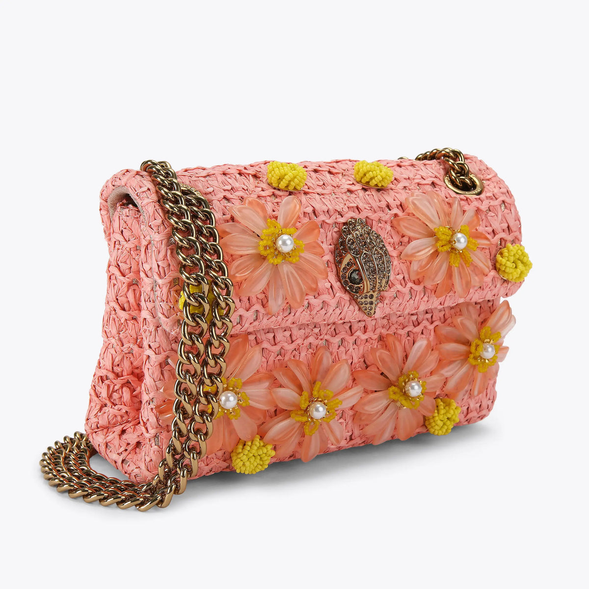 MINI RAFFIA KENSINGTON BAG