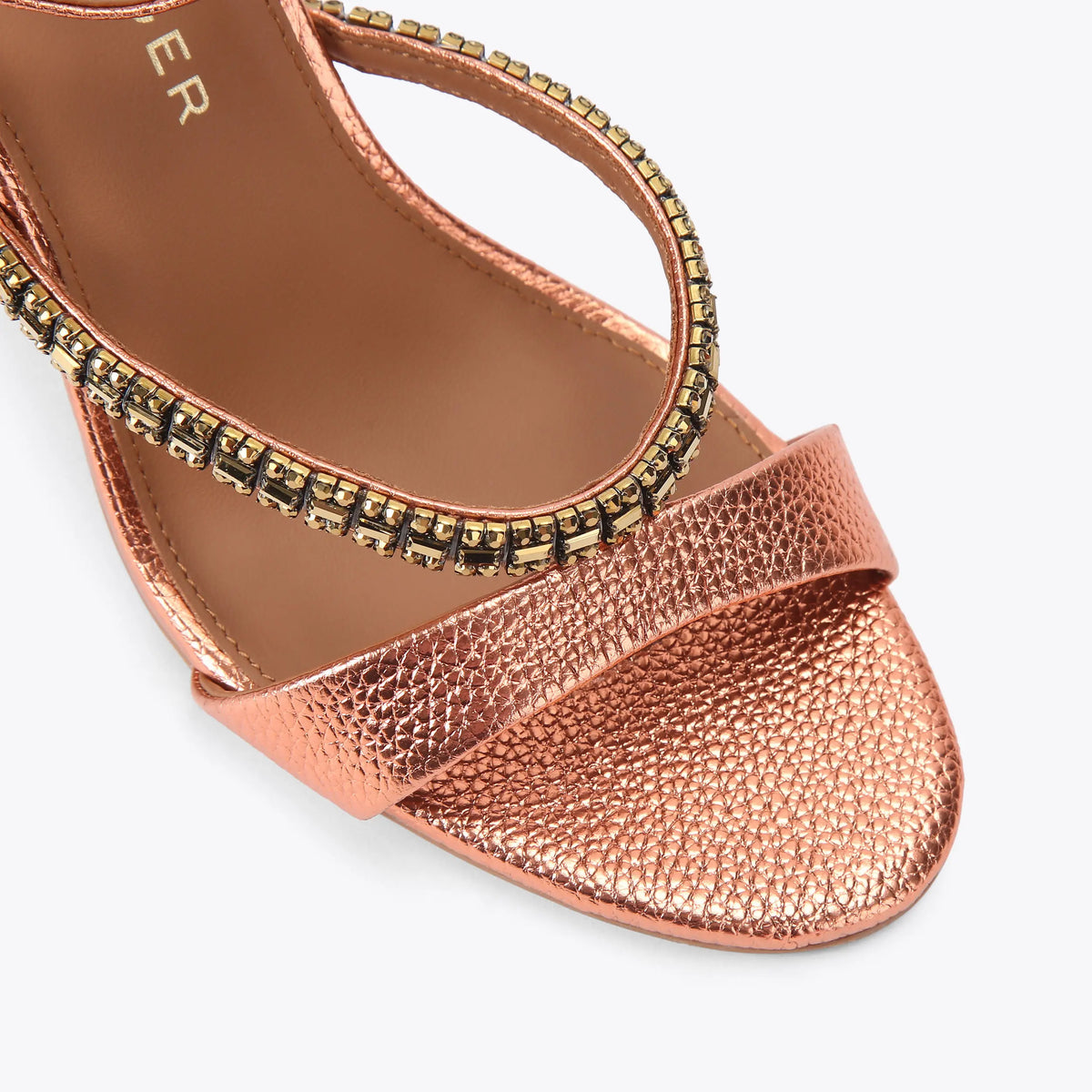 CRYSTAL STRAP HEEL
