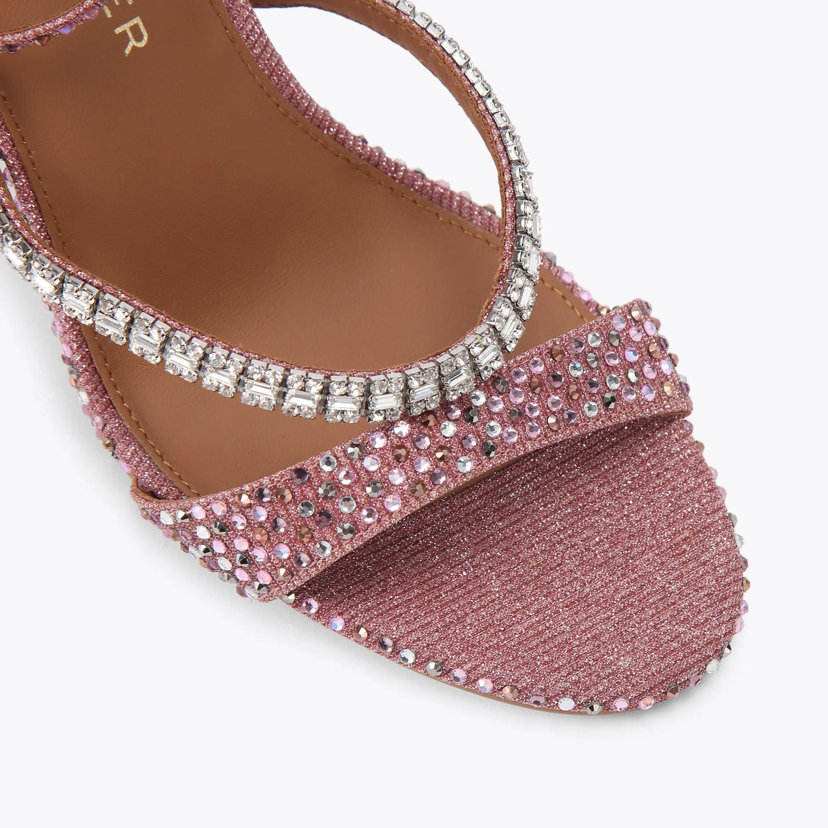 CRYSTAL STRAP HEEL