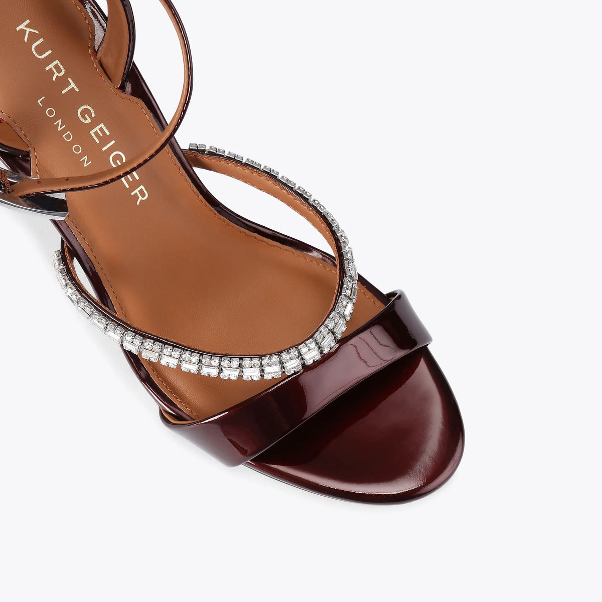 CRYSTAL STRAP SANDAL 90
