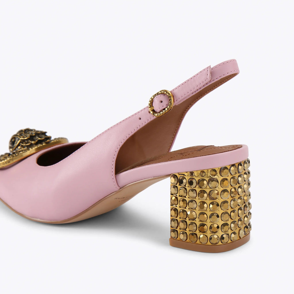 CHELSEA BLOCK SLING BACK HEEL