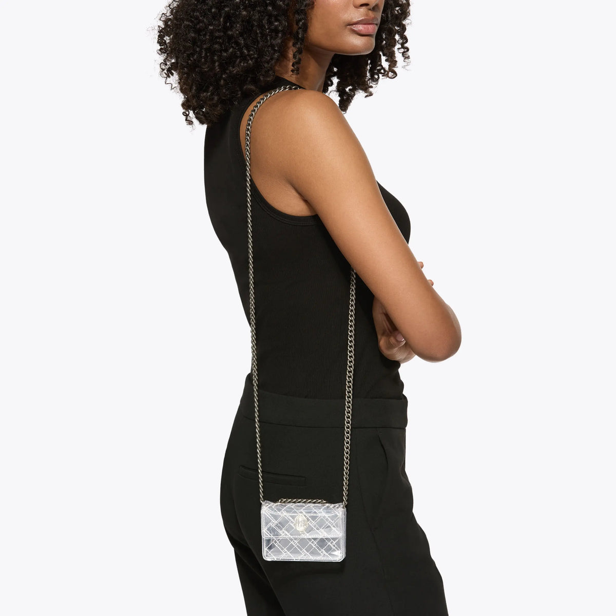 MICRO VINYL KENSINGTON BAG