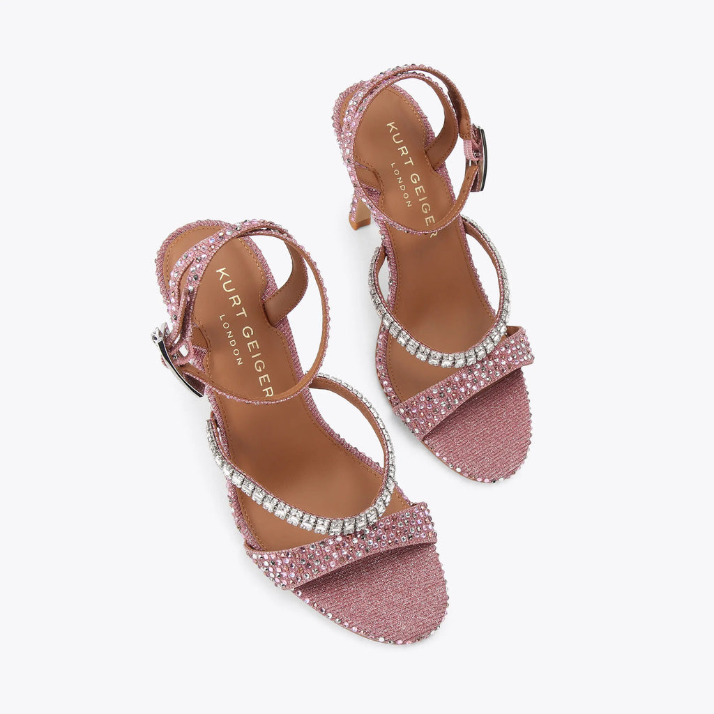 CRYSTAL STRAP HEEL