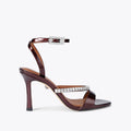 CRYSTAL STRAP SANDAL 90