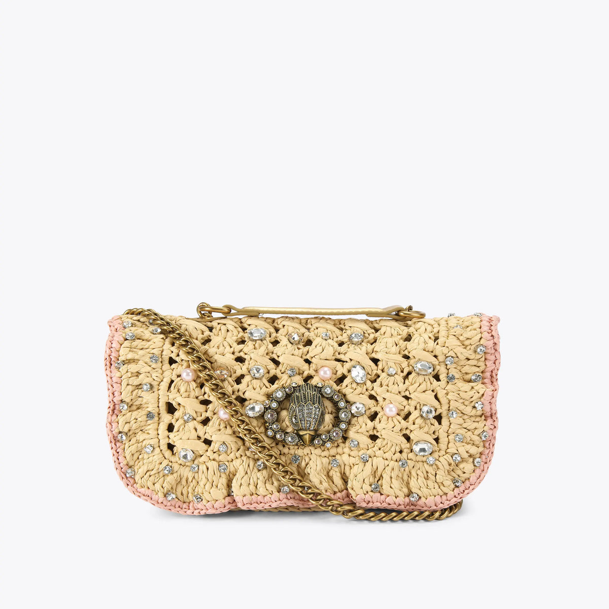 CHELSEA SMALL RUFFLE SHOULDER BAG