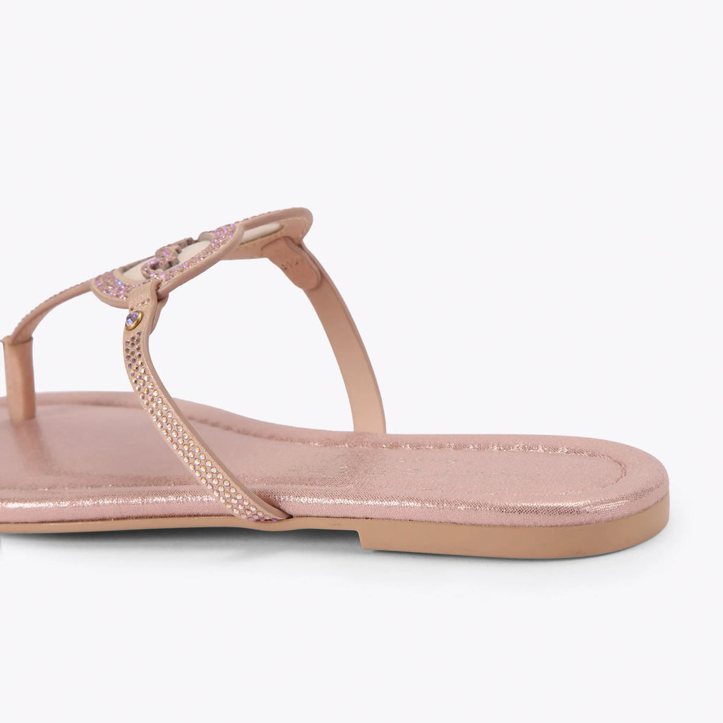 KURT HEART T-BAR FLAT SANDAL