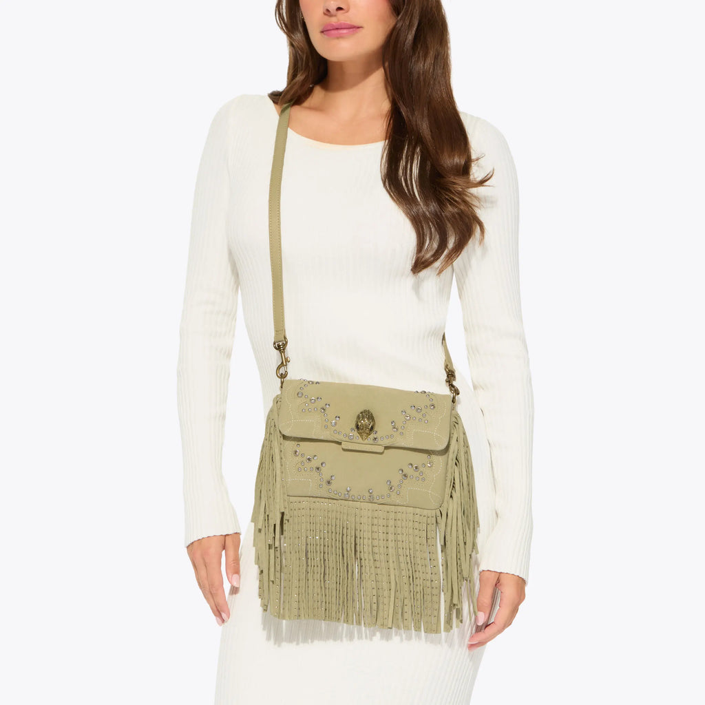 OXFORD FRINGE SHOULDER BAG