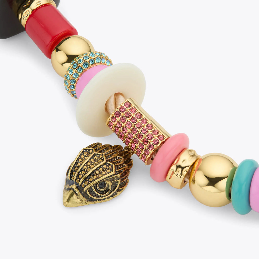 MULTI BEAD EAGLE NECKLACE