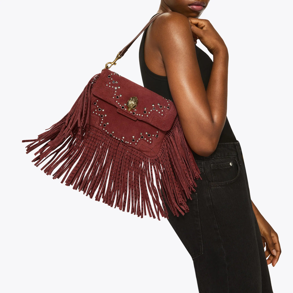 OXFORD FRINGE SHOULDER BAG