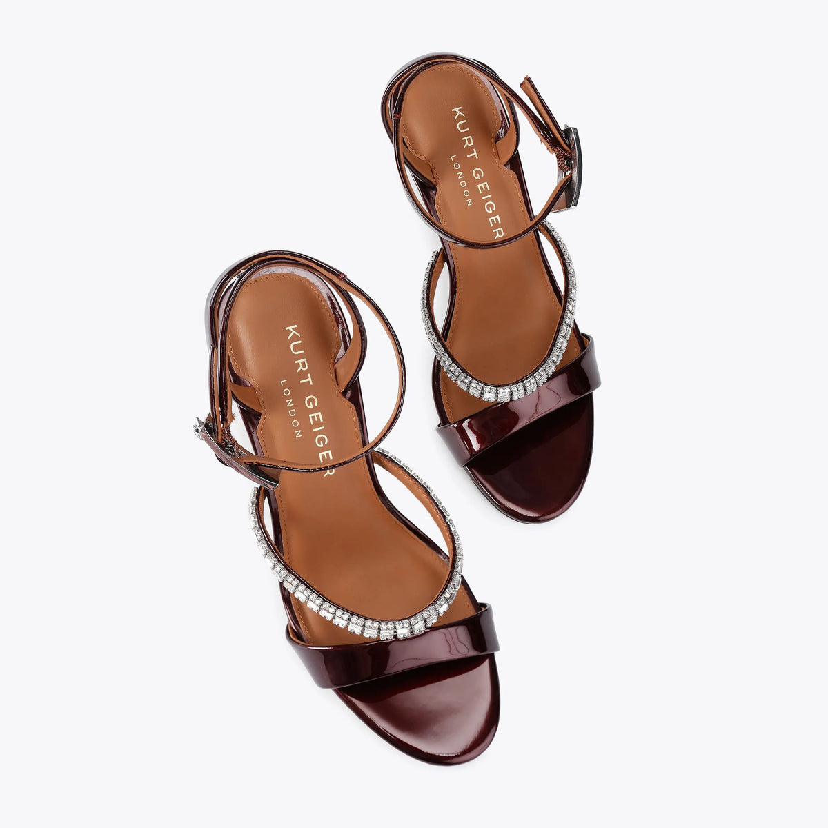 CRYSTAL STRAP SANDAL 90