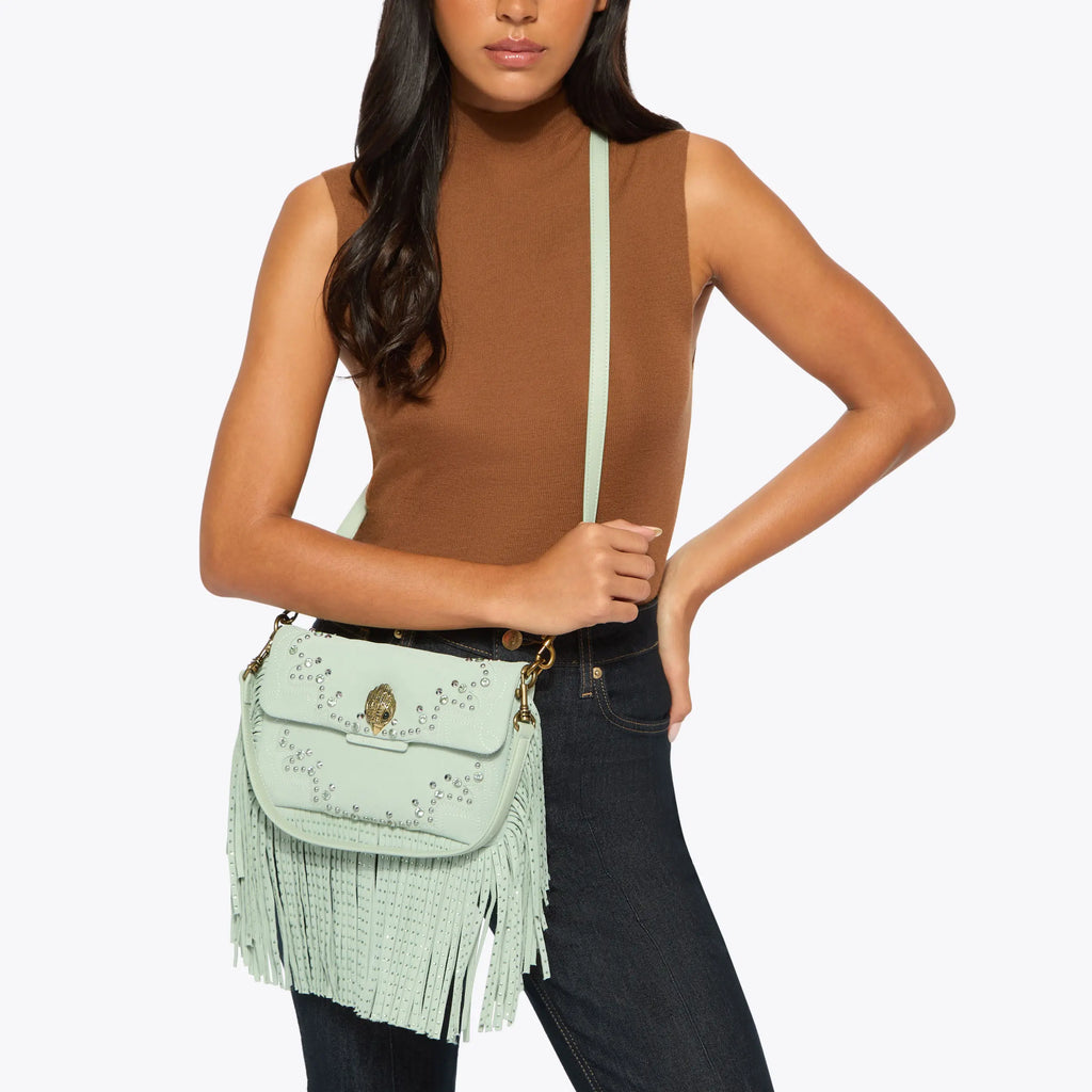 OXFORD FRINGE SHOULDER BAG