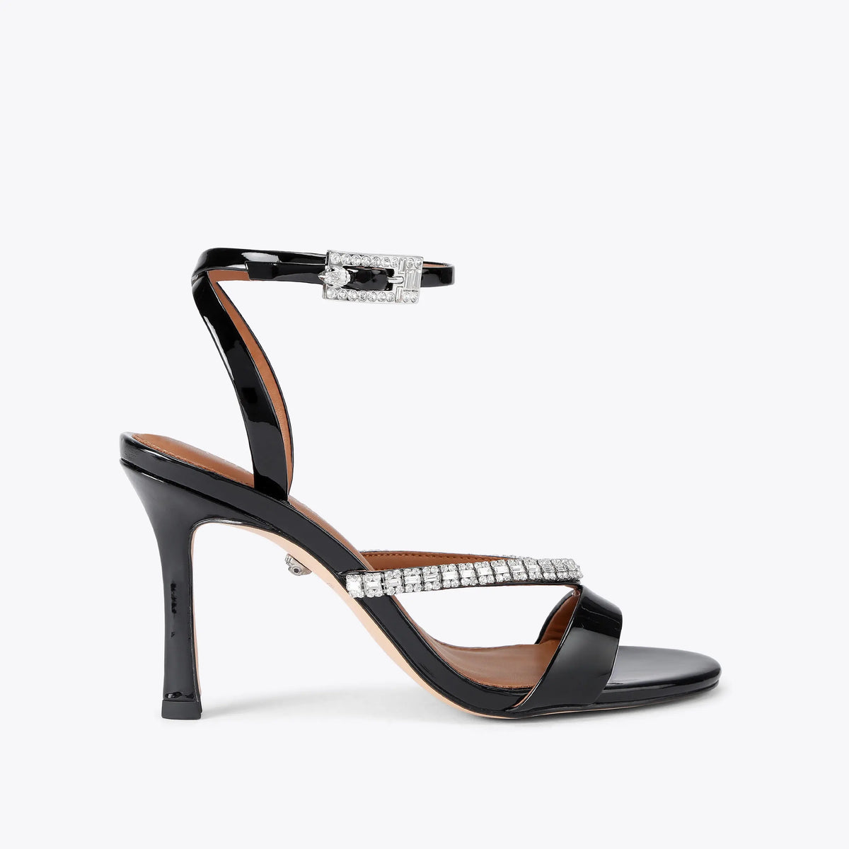 CRYSTAL STRAP SANDAL 90