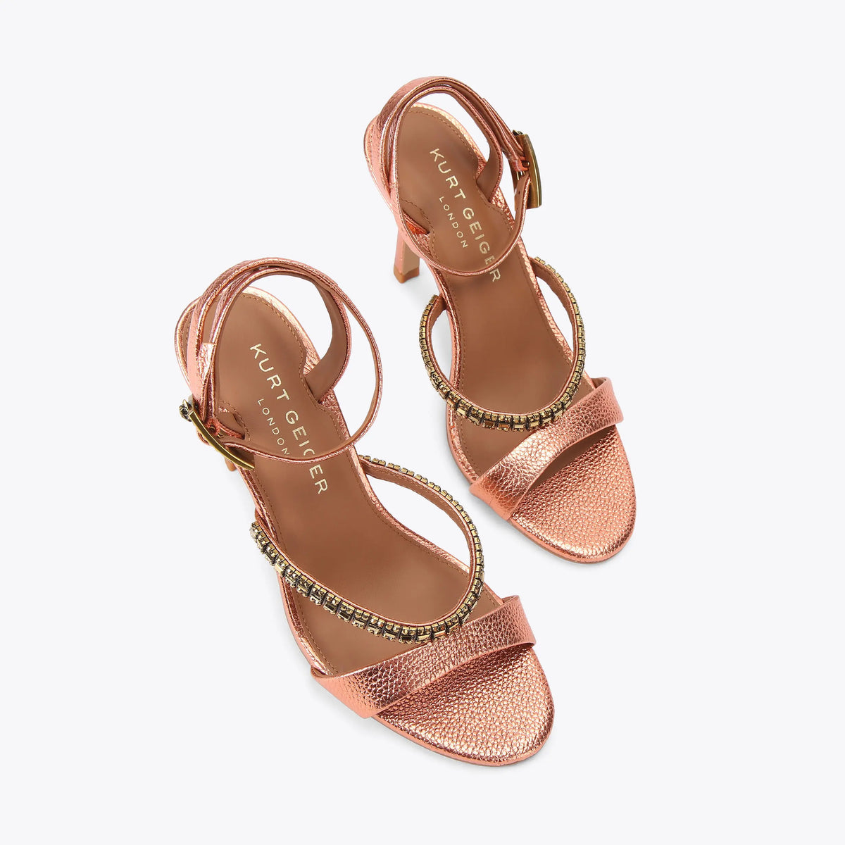CRYSTAL STRAP HEEL