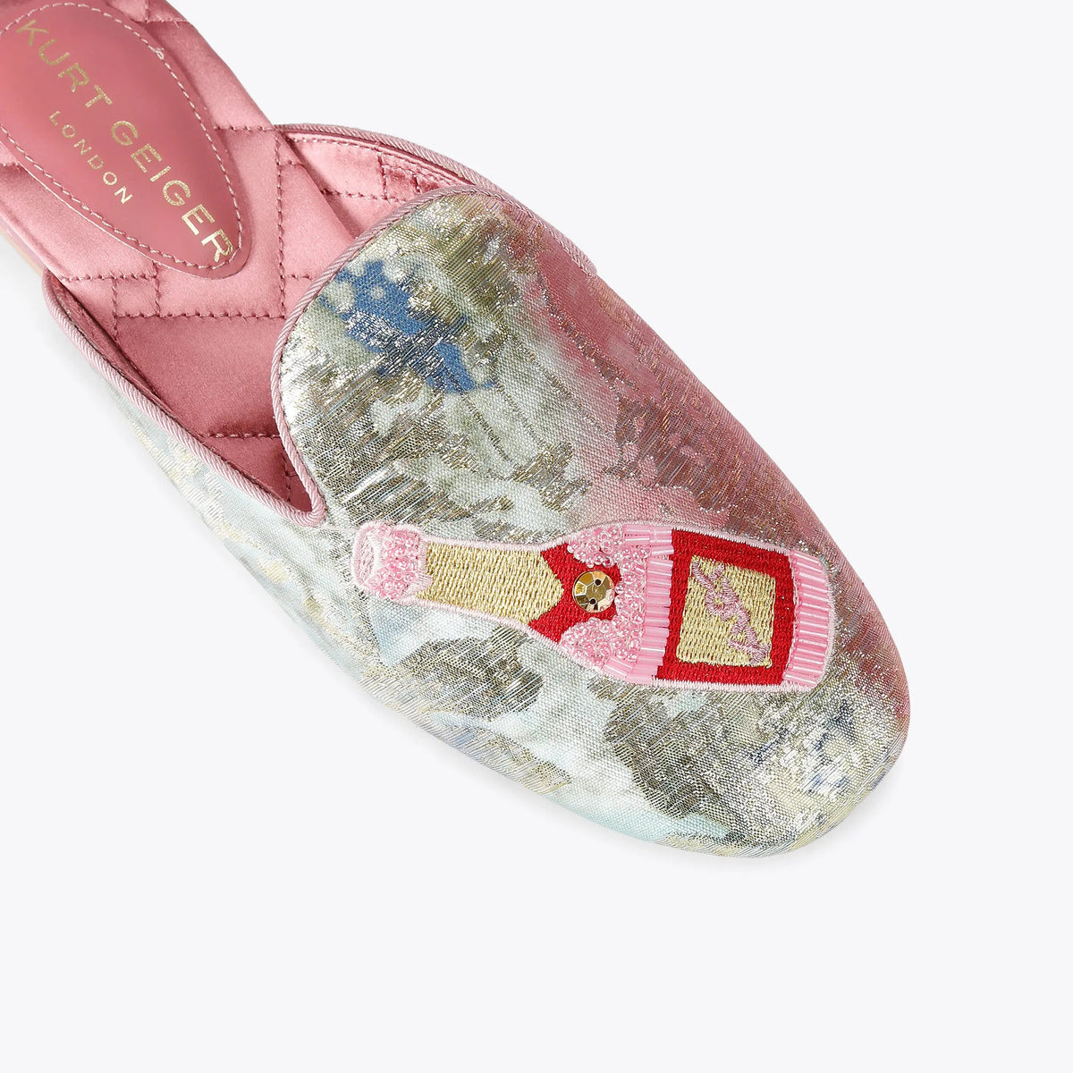 EMBROIDERED SLIPPER