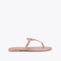 KURT HEART T-BAR FLAT SANDAL