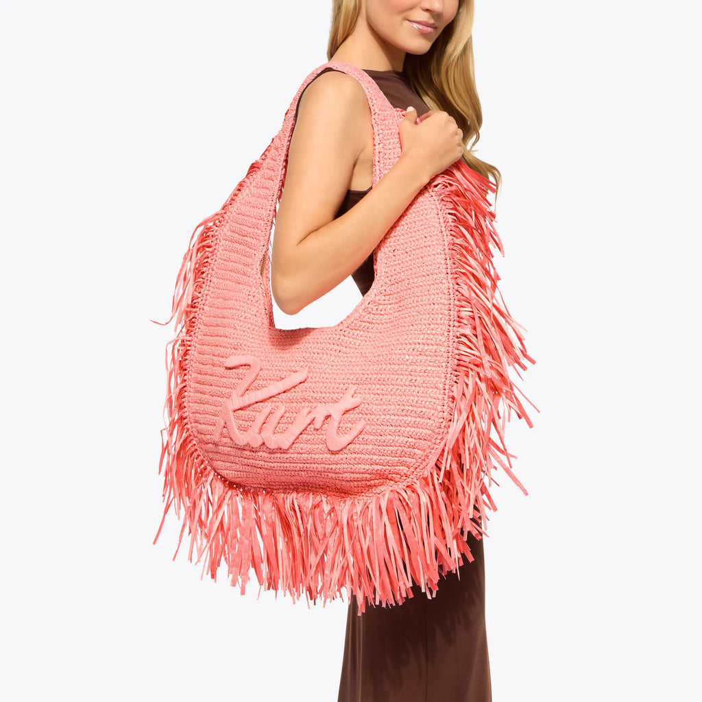 LARGE KURT HOBO FRINGE BAG