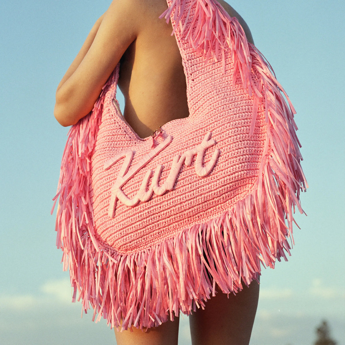 LARGE KURT HOBO FRINGE BAG